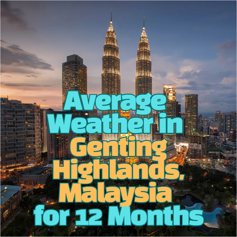 Average Weather in Genting Highlands Malaysia for 12 Months